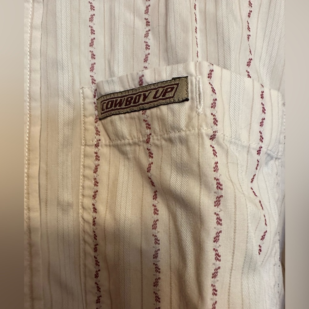 Cowboy Up men’s button down large - Picture 2 of 4